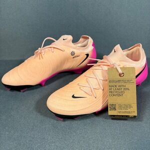 Nike Phantom GX 2 Pro FG Crimson Tint Pink Blast Black Soccer M10 Cleats